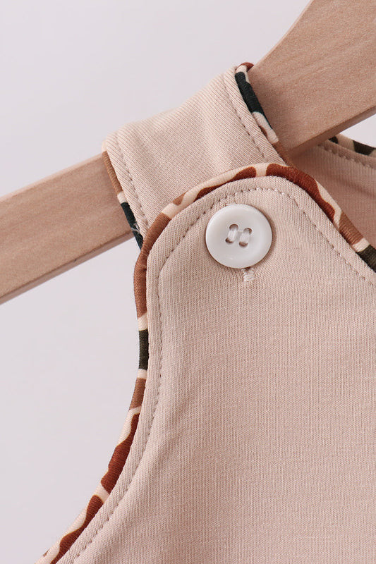 Camouflage crab applique bubble