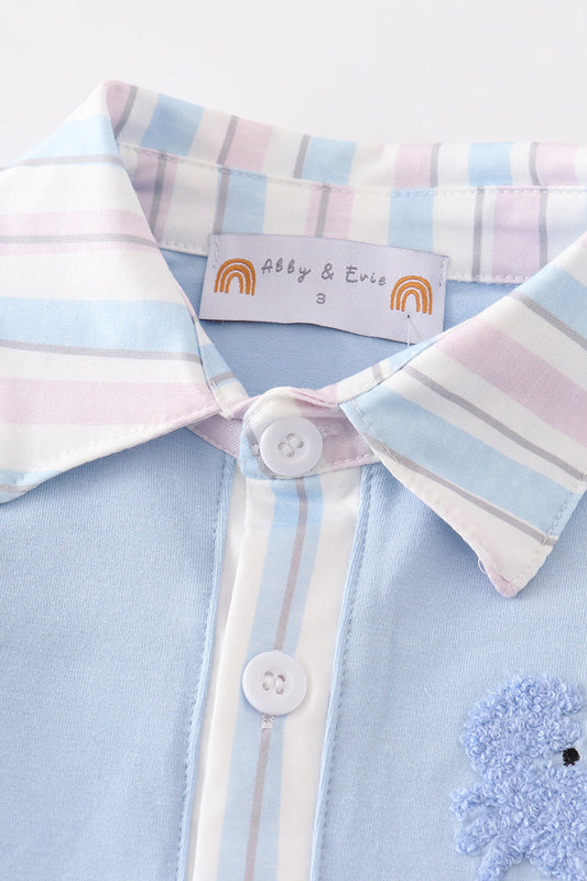 Crab french knot boy shirt