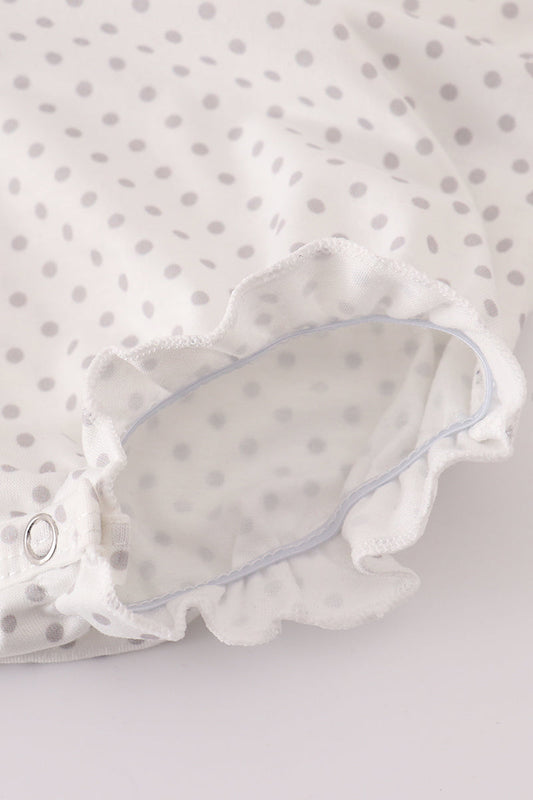 Maroon Alabama embroidery dot bubble