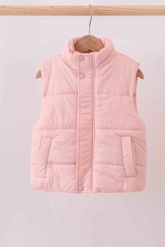 Pink mom&me puffer vest