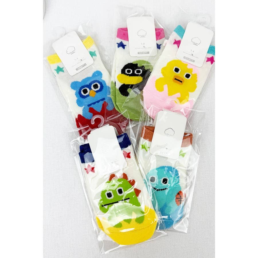 pastel-critter-ankle-socks-toddler-1-pair