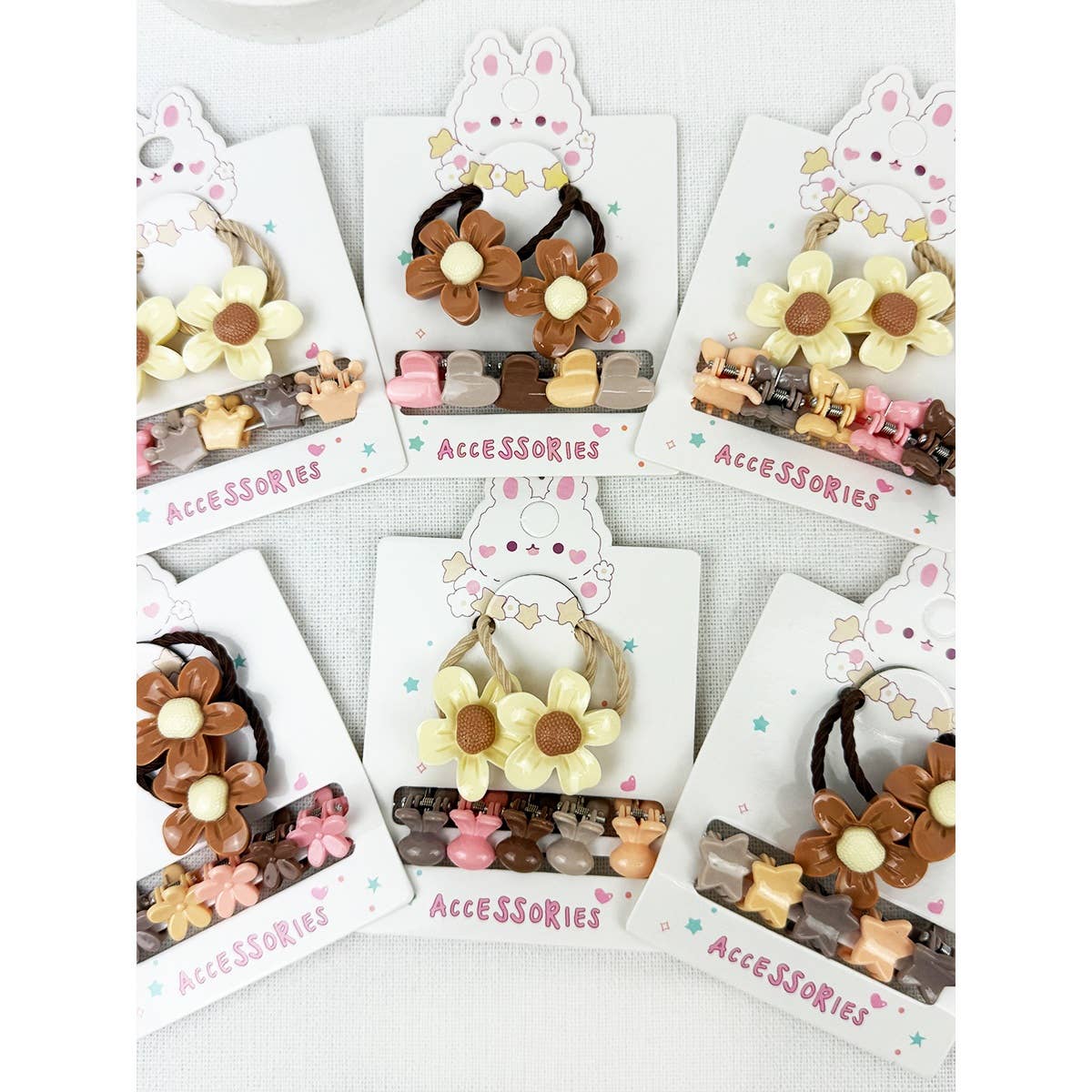 floral-hair-clip-elastic-set-neutral-8pc