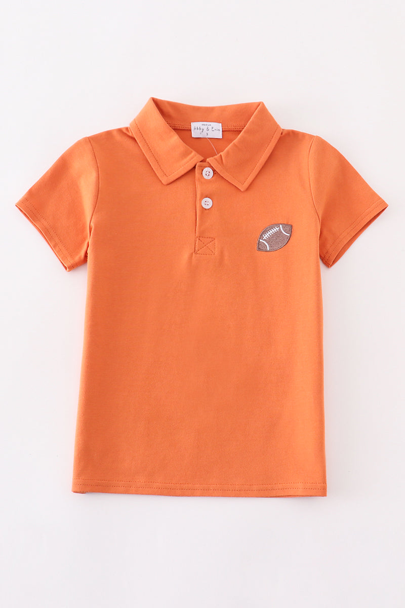 game-day-football-orange-polo