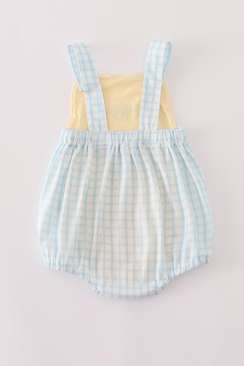 Yellow puppy embroidery bubble