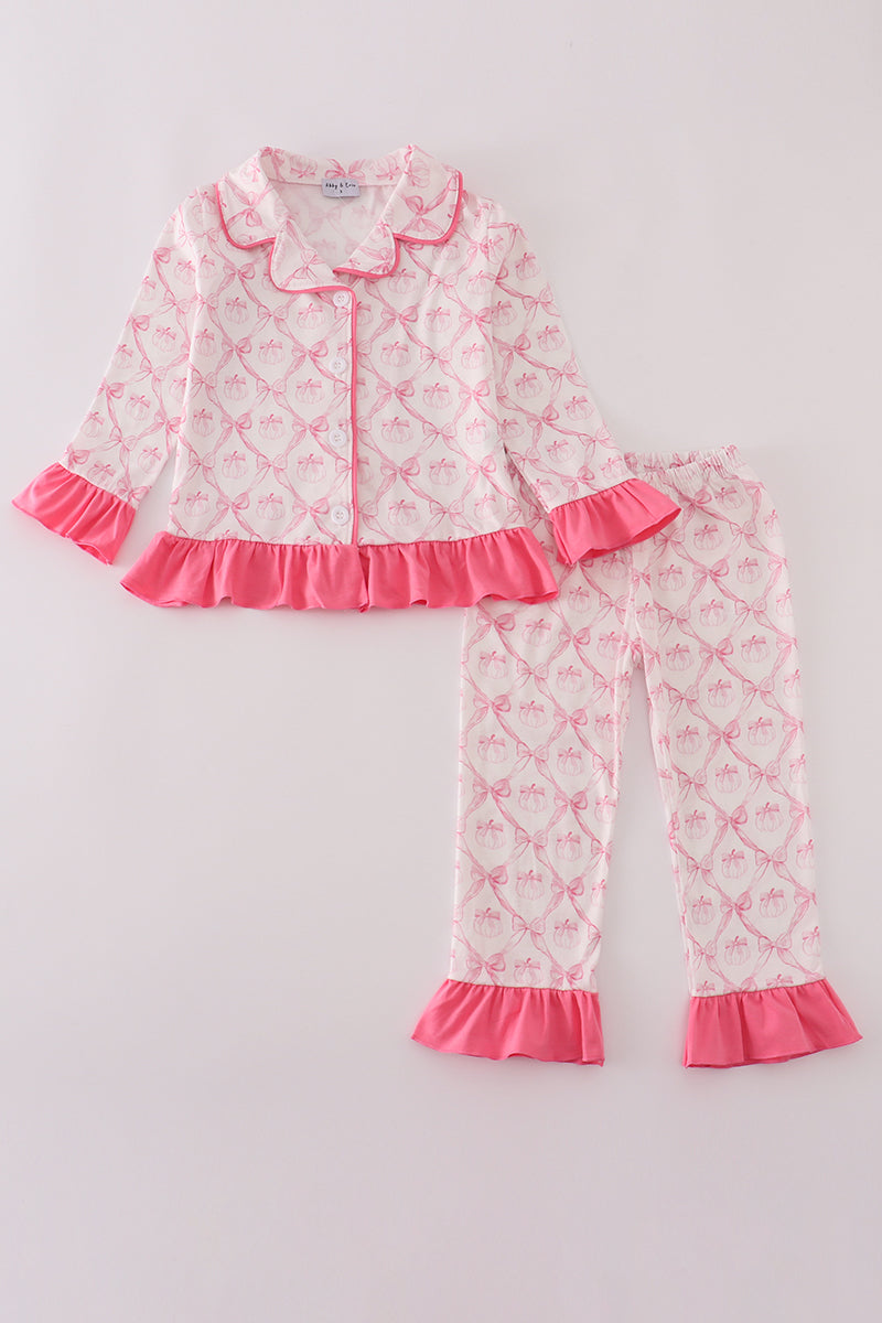 pink-bow-ruffle-pajama-set