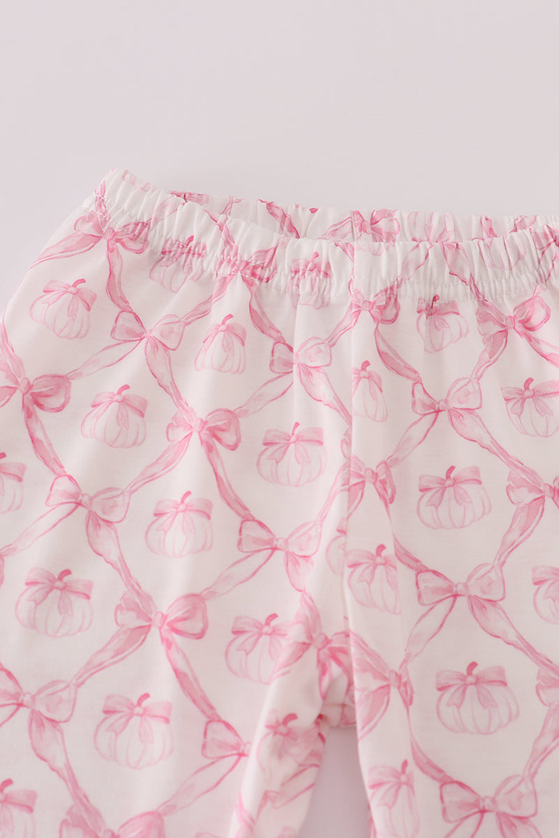 pink-bow-ruffle-pajama-set