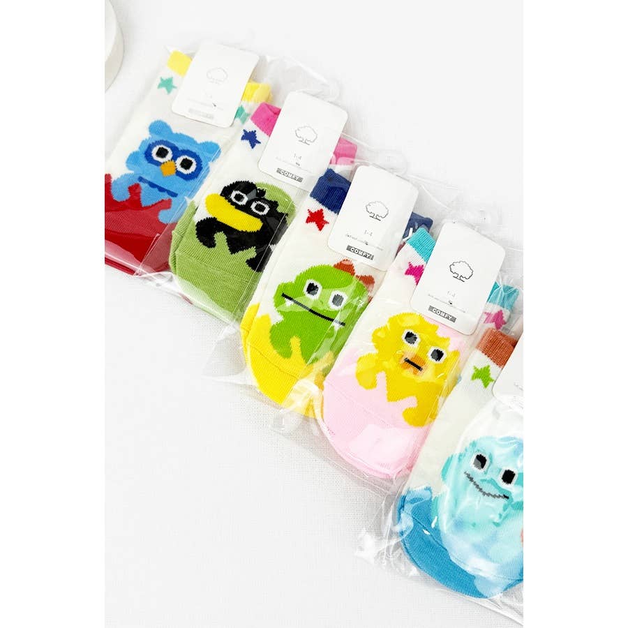 pastel-critter-ankle-socks-toddler-1-pair