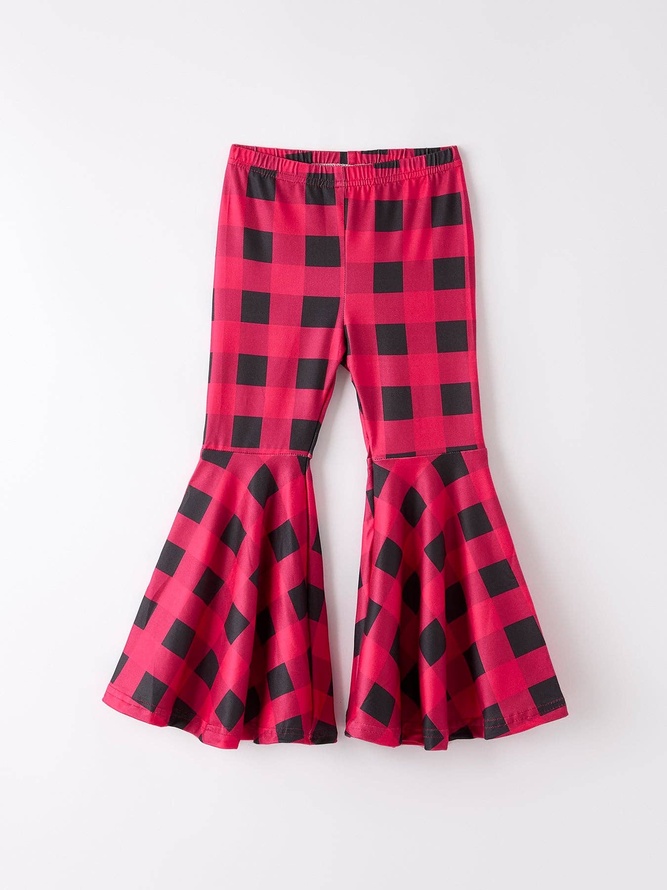 red-black-buffalo-plaid-bell-bottom-pants