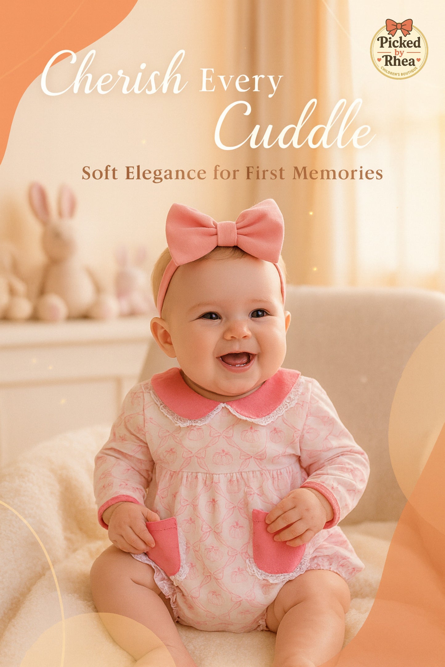 pink-bow-pocket-lace-collar-romper